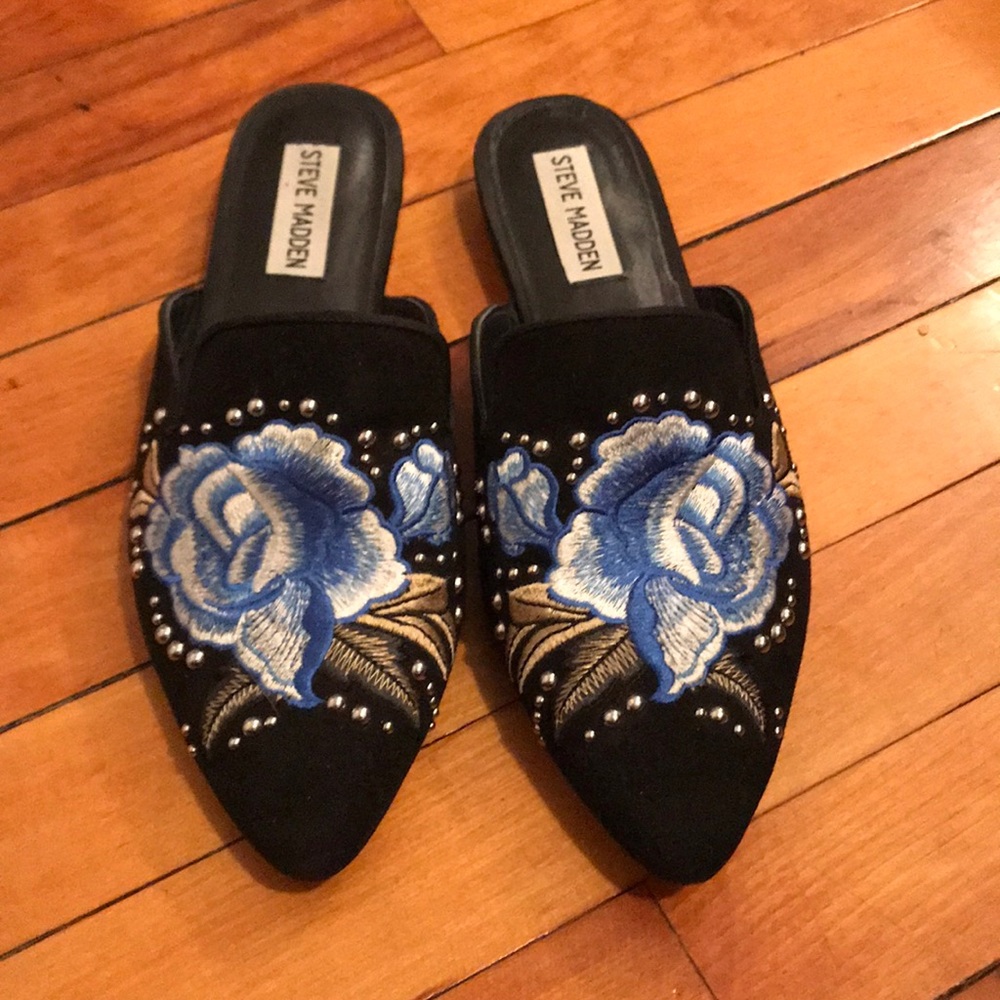 Steve Madden Mules Merci-P Black Multi